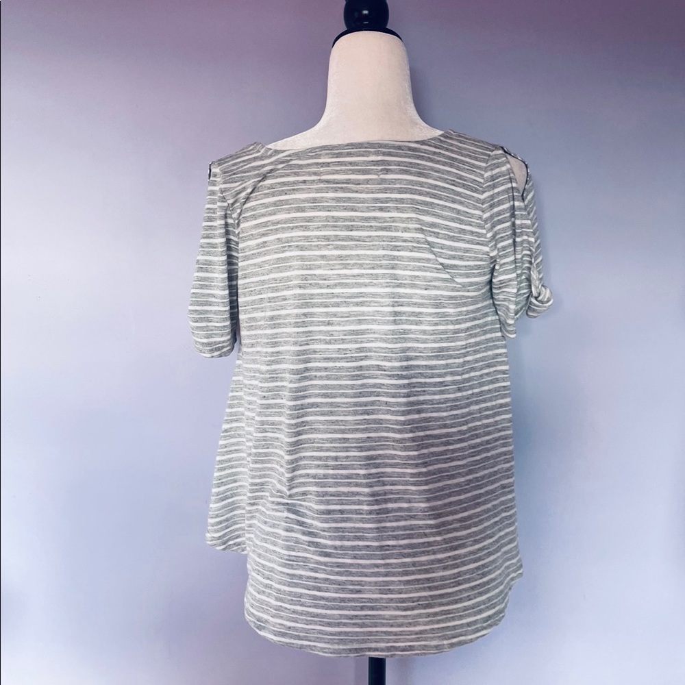 Anthropologie Puella Cold Shoulder Top - Picture 7 of 8